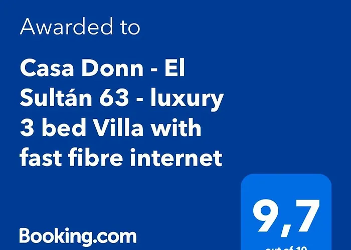 Casa Donn - El Sultán 63 - Luxury 3 Bed With Fast Fibre Internet Villa *